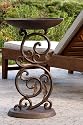 SPI Home 31122 Provincial Aluminium & Iron Birdbath