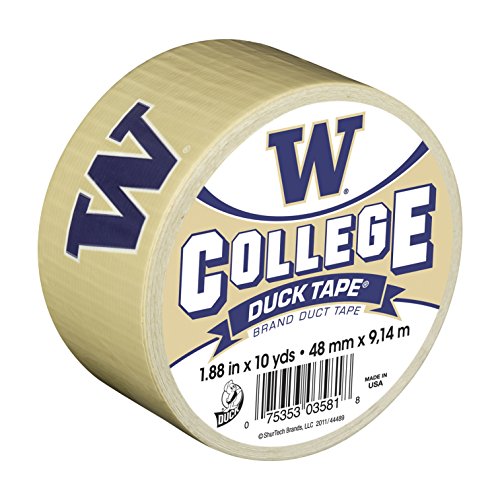 Duck Brand 240285 University of Washington College Logo Duct Tape, 1.88-Inch by 10 Yards, Single Roll