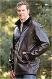Men's Reversible Sheared Mink & Leather Car Coat