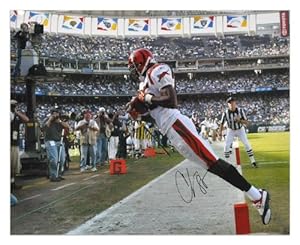 Signed Chad Johnson Photograph - 16x20 Memories - Mounted Memories Certified - Autographed NFL Photos