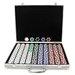 1000 11.5 Gram DICE-STRIPED Chips in ALUM Case