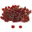 Red Flower Glass Pendants Beading Part 11mm Approx 100
