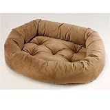 Bowsers Microvelvet Donut Dog Bed (Loden, X-Small (21in x 16in))