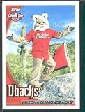 2010 Topps Opening Day Baseball Card Mascot Insert #M1 Baxter the Bobcat Arizona Diamondbacks Mint Condition - Shipped In Protective Screwdown Display Case!