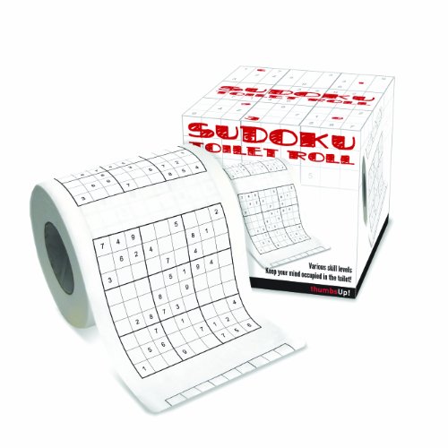 3B Scientific W64066 Sudoku Toilet Roll Gadgets and Gizmos