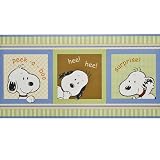 Peek A Boo Snoopy Wall Border - 8