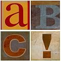Qwerty Alphabet Wall Décor Collection