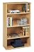Bush(R) Universal 49in. Bookcase, 4 Shelves, Maple