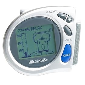 Mabis 04-255-001 Dot Matrix Digital Wrist Blood Pressure Monitor