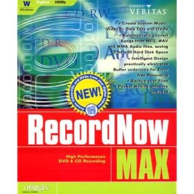 RecordNow MAX DVD & CD Recording