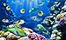 Leowefowa 5X3FT Underwater World Backdrop Aquarium Backrdrops for Photography Coral Fish Under Sea Vinyl Photo Background Tv Decoration Wallpaper Kids Adults Portraits Studiod Props