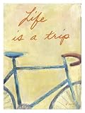 Life is a Trip Music Art Poster Print by Flavia Weedn, 12x16