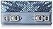 Nine West Gleam Team Slgs Deluxe Continental Wallet, Blue Multi/River Blue, One Size