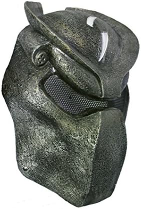 YIDUO(TM) Wire Mesh Alien hermit Full Face Protection Paintball Mask Protective Gear War Game Fiberglass masks Halloween Costume BB Gun