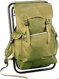 Backpack and Stool Combination - Olive