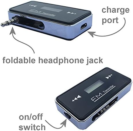 Wireless New Generation FM Transmitter desinged for iRiver T9 with Powerful Compact Car Charger Included