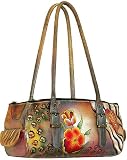 Anuschka Multi Compartment Small Satchel - Premium Floral Safari