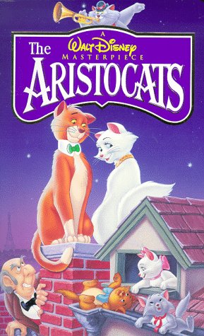 Childrens Toyshop  VHS : The Aristocats (A Walt Disney Masterpiece)