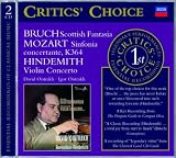 Mozart: Sinfonia Concertante/Bruch: Scottish Fantasia; Hindemith: Violin Concerto