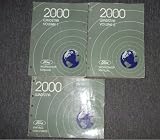 2000 Ford Windstar MINI VAN Service Shop Repair Manual Set OEM FACTORY (2 volume set, and the electrical wiring diagrams manual.)