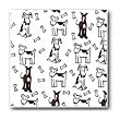 Decorative Cello/ Cellophane Bags - 20 Bags - Each is 3.5" x 2" x 7.5" - Design: Puppy Pals - Wedding Party - Shower - Treat - Gift