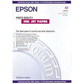 Epson Photo Quality - Matte coated paper - A3 (297 x 420 mm) - 102 g/m2 - 100 sheet(s)