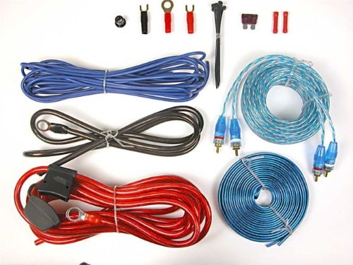 Brand New Tsunami Amp350so-rca Complete Car Amplifier Installation Kit with Everything Needed for Your Install Including Rca's, Speaker Wire, Fuse, Etc