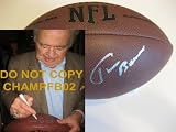 TOM BENSON,NEW ORLEANS SAINTS,SIGNED,AUTOGRAPHED,NFL FOOTBALL,COA,WITH PROOF, VERY RARE