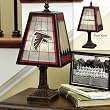 Atlanta Falcons Memory Company Art Glass Table Lamp NFL Football Fan Shop Sports Team Merchandise