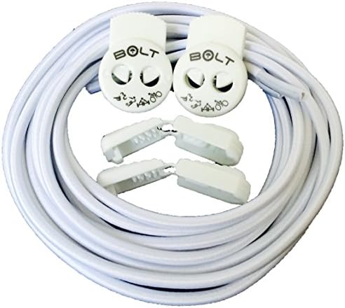 Boltlaces - Elastic Laces for Shoes with Locks - Great for Kids and Adults - Try This Innovative No Tie Shoelaces Fastening System - Lock your laces in place 100% Satisfaction Guarantee