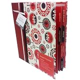 Recipe Organizer, Retro Table, 3-Ring Binder with Tabbed Pocket Dividers,