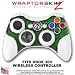 Carbon Fiber Green Skin by WraptorSkinz TM fits XBOX 360 Wireless Controller (CONTROLLER NOT INCLUDED)