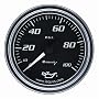 Equus 7244 Oil Pressure Gauge   Black