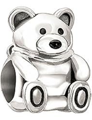 Chamilia Sterling Silver Teddy Bear Bead Charm