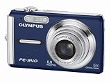 Olympus FE-340 8MP Digital Camera with 5x Optical Zoom (Blue)