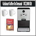 Cuisinart DCC-2000 Coffee-On-Demand 12-cup Coffeemaker, Coffee Machine Cleaner & 2 Cups