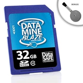 DataMINE Premium High-Speed Class 10 16GB SDHC Flash Memory Card for Sony Handycam HDR CX260V , Panasonic HC V700MK , Samsung HMX F80 and Many More High Definition Camcorders and Video Cameras! ** Includes Airbrush Accessory! **