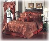 Waterford Ballyshannon California King Bed Skirt, Ruby