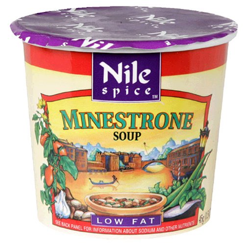 Nile Spice Minestrone Soup, Low Fat, 1.5-Ounce Cups (Pack of 12)