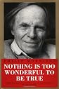 Nothing Is Too Wonderful to Be True (Masters of Modern Physics, Vol 11)