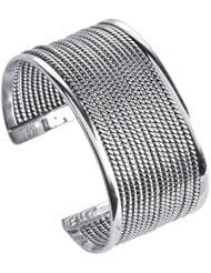 Sterling Silver Twist Wire Cuff Bracelet 25mm