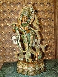 Lord Krishna Brass Sculpture Krishna Statue
