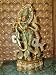 KRISHNA GOVINDA PLAYING FLUTE INDIA HINDU GOD BRASS 36"