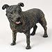 Staffordshire Bull Terrier, Brindle Original Dog Figurine (4in-5in)