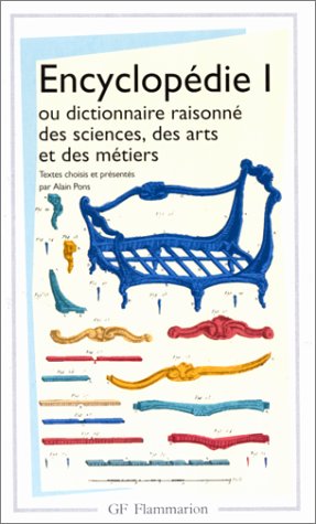 Encyclopédie 1, ou dictionnaire raisonné des sciences, des arts et des métiers