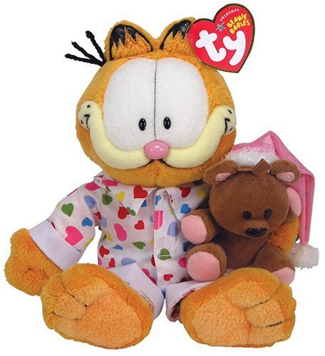 Childrens Toyshop  Toys : Beanie Baby Good Night Garfield