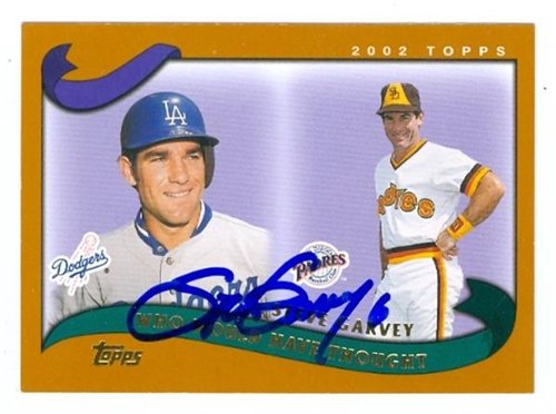 Steve Garvey Autographed/Hand Signed Baseball Card (Los Angeles Dodgers & San Diego Padres) 2002 Top