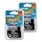 Brother Tape Cartridges 3/ 8" Wide- Black/ Silver(2-pk.)