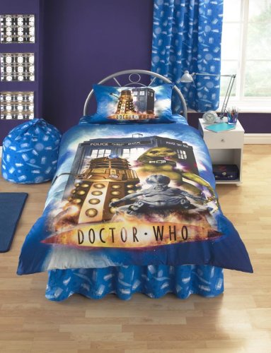 Zap Dr Who Duvet Set, Single