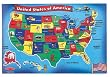 Melissa & Doug USA Map 51-Piece Floor Puzzle